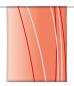 Preview: Linea red dark rechts, Scheibenhänger eckig